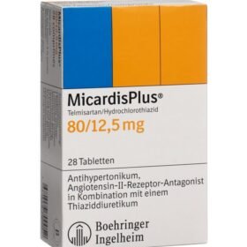 Micardis Plus Telmisartan/Hydrochlorothiazid 80mg/12.5mg 28 tablets Boehringer Ingelheim